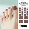 Película de Esmalte de Uñas de Color Sólido Nueva Transfronteriza Zhengxiang Pegatinas para Uñas Popular en Amazon Pegatinas para Uñas de los Pies Pegatinas Adhesivas para Uñas Europeas y Americanas
