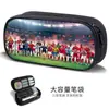 Bolsa de Niño de Fútbol Caja de Papelería Deportiva Papelería Popular Messi Argentina Copa del Mundo Estuche Periférico 2022