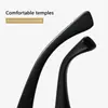 Gafas de Sol Cuadradas de Moda Europeas y Americanas, Visores Solares Antivibración para Conducir, Gafas de Sol Verdes de Aguacate Modernas y Versátiles
