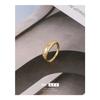Anillo con microincrustaciones de textura de alta calidad y estrella de estilo francés, diseño de nicho, elegante, ligero, lujoso y moderno, para hombres y mujeres.