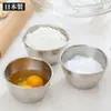 Bol de Acero Inoxidable para Cocinar Echo Importado de Japón con Escala, Bol para Hornear, Bol para Huevos, Bol para Condimentos, Grueso 220ml