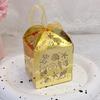 Caixa de Doces para Casamento Vazada da Amazon com Fita Caixa de Doces Europeia Criativa Decoração de Festa de Casamento Feriado Caixa de Embalagem