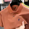 Estilo Quente Taobao Outlet Desconto 2025 Camisa Polo 100% Algodão Masculina Verão Nova Camiseta de Manga Curta Bordada com Logo de Pônei Tendência