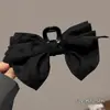 Pinza para el Cabello con Lazo de Satén de Doble Capa 2025 Nuevo Pinza de Tiburón Oversize Estilo Suave Accesorio para el Cabello de Alta Gama Pinza para el Cabello