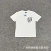 Camiseta Informal de Manga Corta con Estampado Británico Trendy de Nicho Transfronterizo Adwysd Sun Roll High Street para Hombres y Mujeres Atuendo de Pareja Trendy