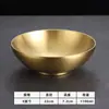 Tigela Retro Coreana de Aço Inoxidável para Macarrão Frio Bibimbap Tigela para Sopa Tigela para Salada Macarrão Instantâneo Tigela Grande Criativa Tigela para Arroz Tigela para Macarrão