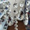 Pingente de iluminação de malha de cristal, cortina de contas de vidro transparente, cortina de porta, ouro champanhe, cor AB, joias, pingente de roupas