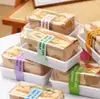 Caja de Empaque para Sándwich, Caja de Empaque Termosellada, Caja tipo Blíster para Empaque de Pan de Sándwich, Caja Desechable Transparente para Almuerzo