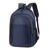 Mochila simples de cor sólida da moda mochila de negócios multifuncional bolsa de viagem ao ar livre da moda para combinar com tudo logotipo imprimível