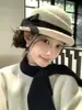 Chapéu de Pescador Elegante Retrô Francês Estilo Hepburn para Mulheres, Outono e Inverno, Fashionável e Estiloso