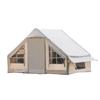 Tienda inflable de camping para exteriores en stock de fábrica, protección solar y a prueba de lluvia, una habitación y un salón, cabaña de campamento, tienda inflable al por mayor