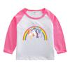 Tops para niños y niñas ropa de otoño 2022 nueva para niños medianos y pequeños estilo occidental camiseta básica de primavera y otoño camiseta de manga larga para niños algodón puro
