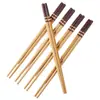 Pauzinhos de Bambu de Alta Qualidade para Uso Doméstico, Pauzinhos de Bambu Estilo Chinês, Sem Tinta, Sem Cera, Não Propenso a Mofo, Antiderrapante, Resistente a Altas Temperaturas, Pauzinhos de Bambu Naturais