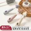Escova de silicone para bebê cabeça pequena cabo reto escova de bico cabeça pequena limpeza conveniente cabeça pequena única pode ser pendurada