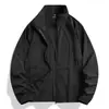 [Directo del Fabricante] Chaqueta de Nylon para Hombre con Protección Solar, Cuello Alto, Ligera, Transpirable, Protección UV para Actividades al Aire Libre