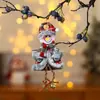 Nuevo Pin de Navidad Pequeño Colgante de Tela Muñeco Colgante para Árbol de Navidad Suministros de Decoración Navideña