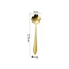 Colher de aço inoxidável para flor de cerejeira, utensílios de mesa domésticos, colher de tempero, colher de café de alto valor, colher de sorvete, colher de gelo, colher de sobremesa