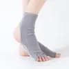 Meia-Calça Meia-Panturrilha Aberta no Dedo do Pé Slingback Meias Antiderrapantes Meias para Chão de Adulto Meias de Algodão Meias de Yoga Meias Esportivas Meias Longas