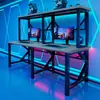 Mesa de Escritorio Pato Pato para Cafetería de Internet Mesa Gruesa para Hotel Hogar Mesa de Escritorio para Computadora de Juegos Mesa y Silla para Cafetería de Internet Mesa de Competición