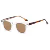 Nuevas Gafas de Sol Cuadradas con Clip Tr para Hombres y Mujeres, Gafas de Sol de Alta Gama Tendencia Estilo Coreano Protección UV Tr90