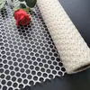 Tecido de malha xadrez, materiais para buquês criativos, papel de embrulho estilo coreano, malha para arte floral, suprimentos para floristas, materiais para floristas