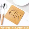 Posavasos de Madera Hueco de Dibujos Animados Tapete Aislante para Cocina Anti-Escaldaduras Antideslizante Individual para Tazón Tapete para Olla Tapete para Mesa de Comedor Posavasos para Té