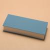 Fábrica de Estojos para Óculos Lote lb Mesmo Estilo Moderno Anti-Pressão Borda de Aço Caixa Patch Artesanal Quadrada Couro Estojo para Espelho Óptico Impressível