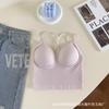Comércio exterior sexy cruz beleza costas camisola sutiã sem fio com bojo peitoral envolto peito externo desgaste base tubo top