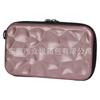 Bolsa de cosméticos simples de cor sólida para atacado, bolsa de mão pequena e fresca, bolsa de armazenamento com aba de PVC, bolsa de lichia