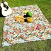 Fabricante Especializado en Tapetes de Picnic para Exteriores, Estilo Pintura al Óleo, Atmósfera Retro Americana, Estilo de Campamento, Tapetes Espesos para Salidas, Tapetes de Playa