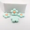 Flor de Cinco Pétalos de Resina Accesorios de Flor Fresca Versátiles Pegamento de Crema DIY Carcasa de Teléfono Móvil Accesorios para el Cabello Material para Tazas