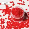 Super-Excelente 4 mm Alta Retención de Color Transparente Vidrio Cuentas de Arroz Hecho a Mano DIY Pulsera de Cuentas Hecha a Mano Collar Pendientes Accesorios de Joyería