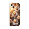 Nuevo Producto Transfronterizo, Funda de Teléfono de Flor de Magnolia de Gama Alta, Adecuada para Apple 17, Funda Suave de Silicona de Cobertura Total Anti-Caídas para iPhone 18