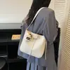 Bolso Cubo Retro de Gama Alta para Mujer, Nuevo Bolso Versátil de Gran Capacidad para el Día a Día, Bolso Cruzado de Hombro de Cuero Suave de Nicho