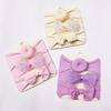 3 Piezas Diadema Combinación Europea y Americana Primavera y Verano Linda para Niños Accesorios para el Cabello Bebé Lazo Nuevo Diadema Pañuelo para la Cabeza Bebé