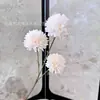 Flor de crisantemo de bola de 3 cabezas simulación flor boda decoración de boda fila guía de camino flor decoración de sala de estar en casa flor artificial material de flor de simulación