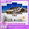 Ventas Calientes Transfronterizas Sorprendentes Pinturas Antiguas Paisajes Mundiales Pinturas Decorativas Pinturas Decorativas para Sala de Estar Arte Moderno Elegante