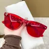 Gafas de Sol Cuadradas Tipo Clavo de Arroz 2026 Nueva Tendencia de Moda Europea Americana Gafas de Sol de Personalidad Color Caramelo Gafas de Sol Transfronterizas