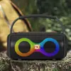 Hongxing * ET-312 nuevo de alto valor con luz inalámbrico alta potencia doble altavoz regalo portátil para exteriores *