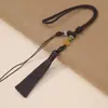 Borla pequeña de dinero cuerda para manillar borla colgante de coche borla china de nudo borla china pin marcapáginas pin colgante pequeño cuerda para llavero cuerda