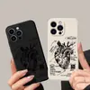 Funda Corazón Negro Adecuada para Apple 17Pro Europea y Americana 18Promax Funda para Teléfono Iphone16 Anti-Caída 15 Nicho 14