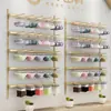 Tienda de Ropa Interior Estante Ajustable Exhibidor Colgador de Pared Perchero para Sujetadores Ropa Interior Calcetines Gancho de Pared Colgador Interno