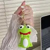 Pingente de desenho animado que faz barulho ao balançar, chaveiro de boneca que guincha, brinquedo infantil para alívio do estresse, decoração de mochila que grita, pequeno presente