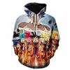 Suéter Personalizado de Anime 2024 Sudadera con Capucha Estampada en 3D Ropa para Hombre
