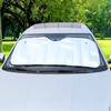 Parasol para Vehículo de Nueva Energía Zhongheng Plata de un Lado 130*60 Parasol de Espuma Parasol para Coche para Protección Solar de Verano
