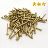 Clavos de Estilo Antiguo Chino Cabeza Redonda Clavos Pequeños de Cobre Clavos de Tambor Bisagras para Muebles Clavos de Latón Longitud 22MM Diámetro 2mm