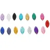 Al por mayor multicolor 7*15mm ojo de caballo malla fondo plano doble agujero taladro acrílico diy ropa zapatos y sombreros y otros accesorios