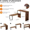 Estante de Especias de Cocina de Madera Maciza y Metal de Doble Capa Estante de Almacenamiento para Encimera Estante de Almacenamiento para Condimentos Organizador de Escritorio