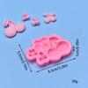 Molde de silicone em forma de cereja