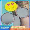 Espejo de Maquillaje de Hojalata de Alta Calidad Personalizado por el Fabricante Regalo Creativo de Mano Portátil Maquillaje Espejo de Bolsillo